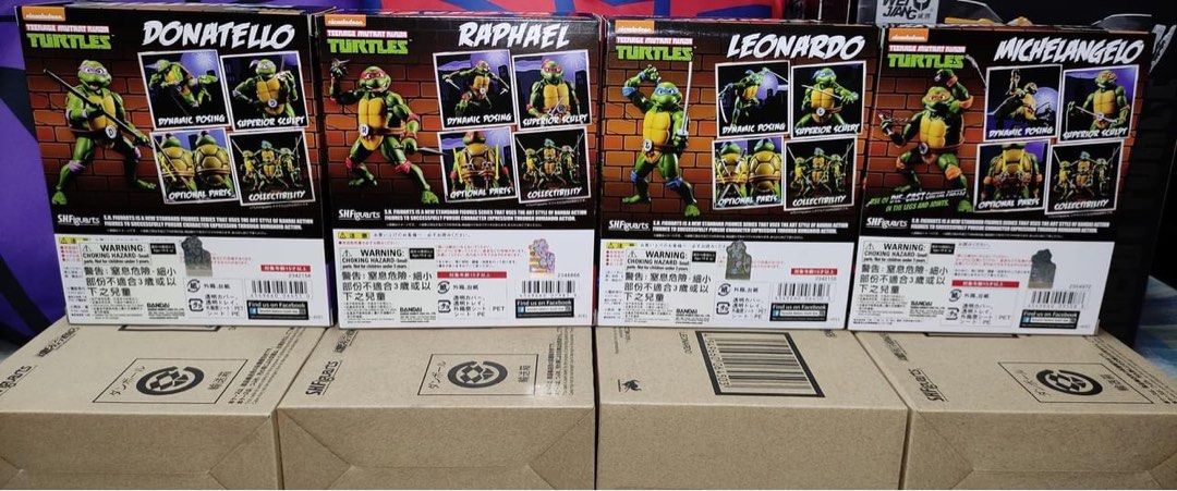 SHF Teenage Mutant Ninja Turtles, Hobbies & Toys, Toys & Games on Carousell