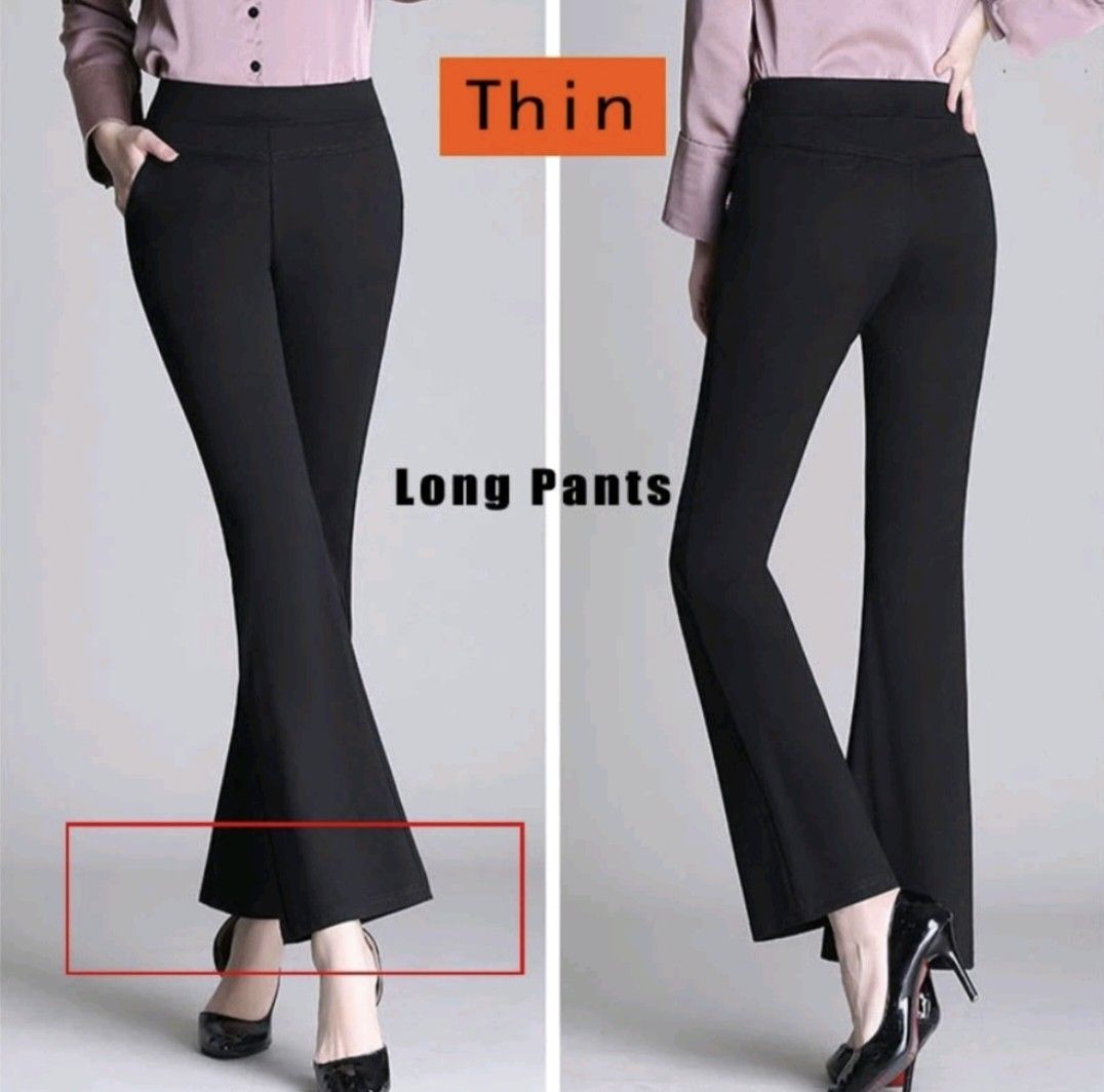 Slack bootcut top