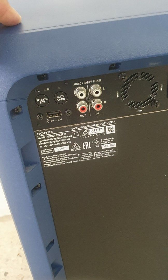 Sony GTKXB7 Home Audio System, Audio, Portable Music Players on Carousell