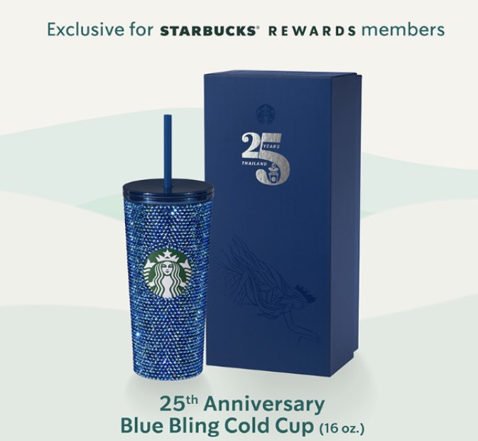 Starbucks Exclusive Thailand blue bling rhinestone, Furniture & Home  Living, Kitchenware & Tableware, Water Bottles & Tumblers on Carousell