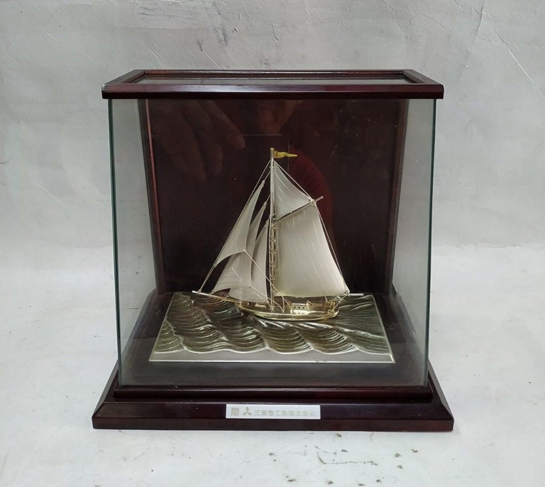 Sterling silver silver 985 Silver yacht Takehiko wooden with