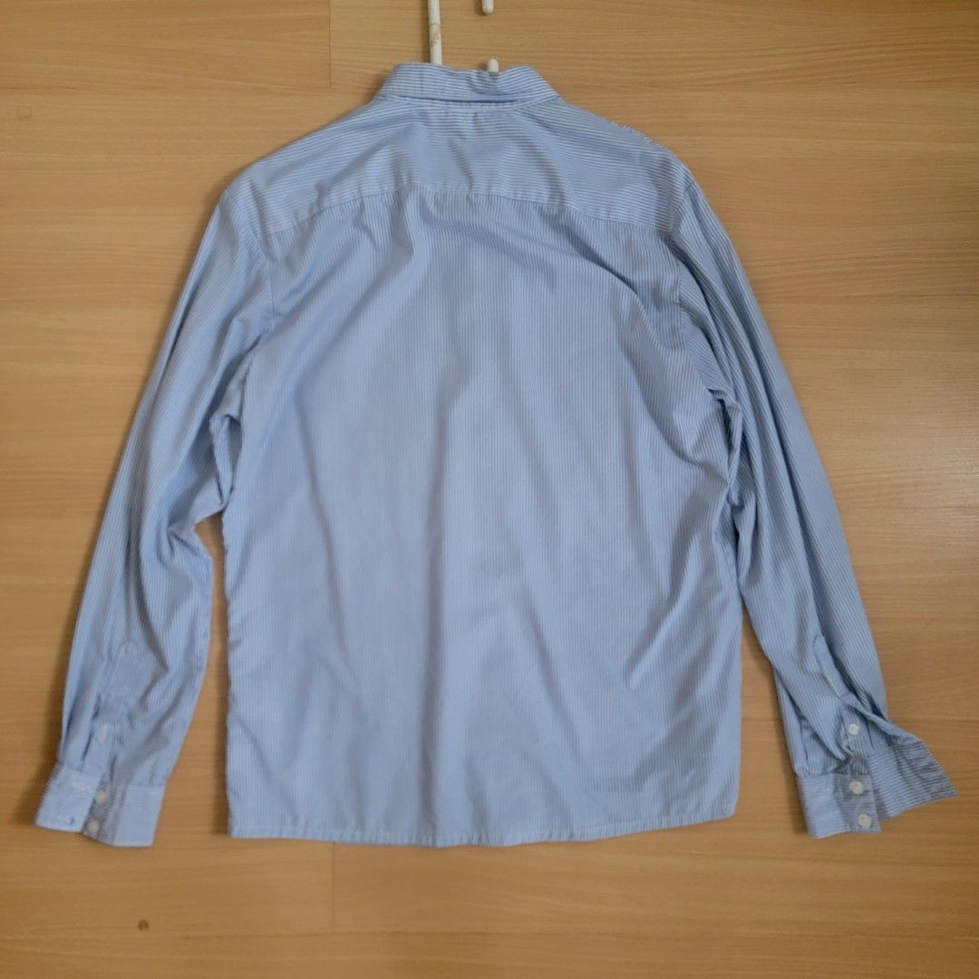 Straightforward long-sleeve shirt (Size: Small) (Category: Formal Shirts) located in Manila. Submitted by kvlwrites (Listing ID 1265771215, Image 3). Description: Long-sleeve shirt • Brand: Straightforward • Size: Small • Color: blue stripes • Selling for: ₱300 • RFS: Doesn't fit me anymore • Mode of Payment: GCash Delivery Options • Grab/Lalamove - within Metro Manila • LBC/Gogo Xpress - outside Metro Manila.