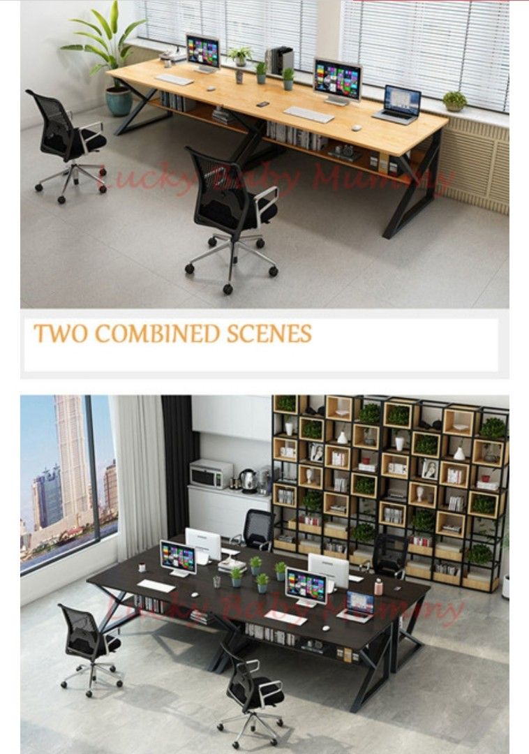 Study Table / Computer Desk with Shelf storage, Furniture & Home Living ...