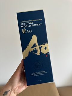 Suntory Whiskey Ao Ao Used Empty Bottle For Display