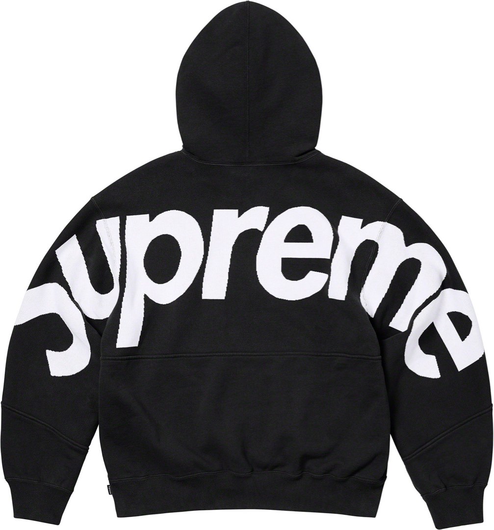 Supreme Big Logo Jacquard Hoodie Men s Fashion Coats Jackets
