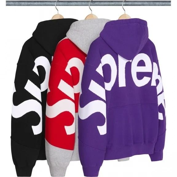 Purple supreme sweatshirt discount