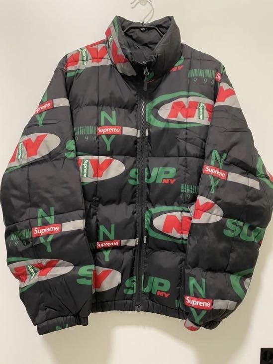 Supreme NY reversible puffy jacket, 男裝, 外套及戶外衣服- Carousell