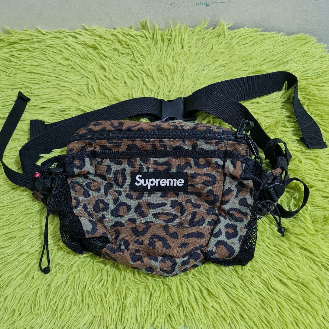 Supreme waist bag leopard sale