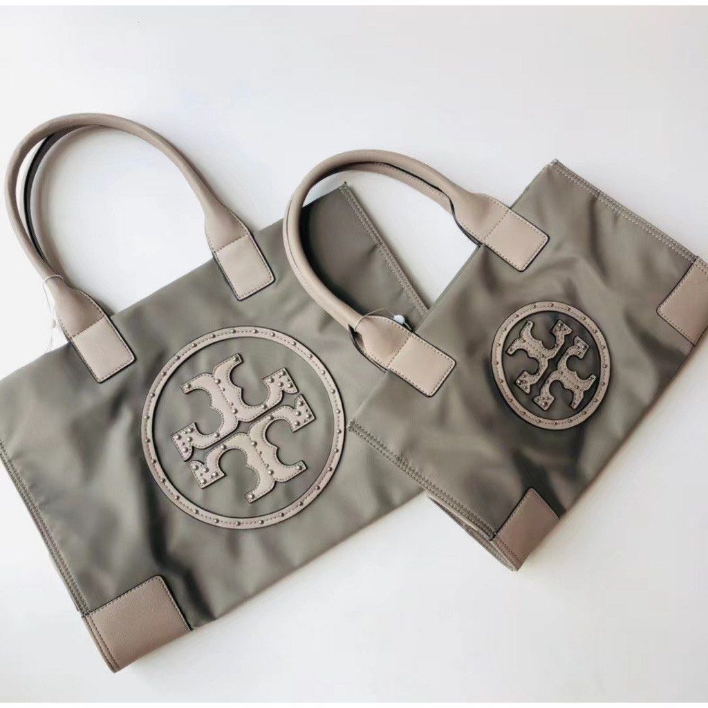 Tory burch ella studded nylon tote new arrivals