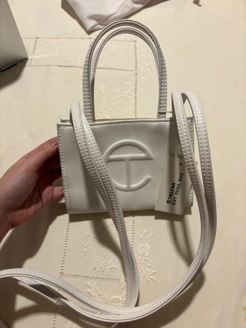 Telfar Mini Shopping Bag Telfar Small Telfar Bag Medium White