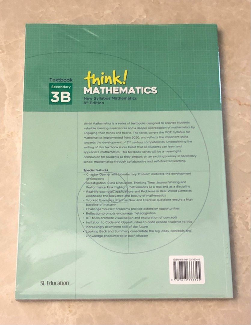 Think mathematics 3a 3b, Hobbies & Toys, Books & Magazines, Textbooks ...