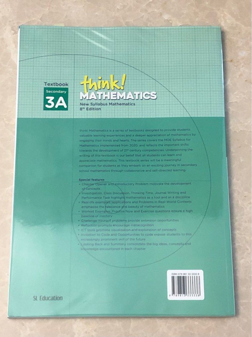 Think mathematics 3a 3b, Hobbies & Toys, Books & Magazines, Textbooks ...