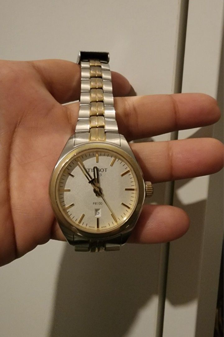 Tissot PR 100 watch (Category: Women's Watches) located in Manila. Submitted by Ro_stuff (Listing ID 1265883476, Image 2). Description: A ladies genuine Tissot T-Classic PR 100 T101210 Complete with box and cards Diameter: 33 mm.