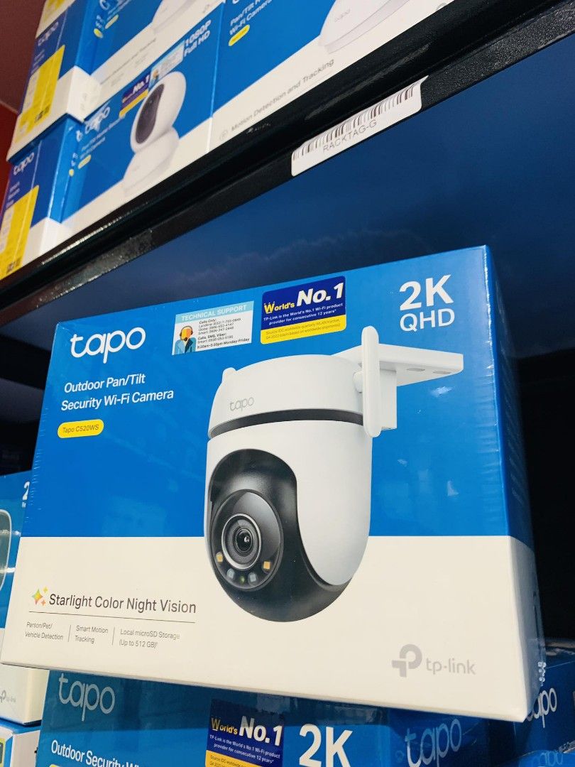 Tapo C520WS, Outdoor Pan/Tilt Security Wi-F- Camera