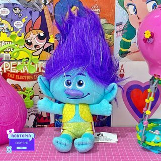 TROLLS BRANCH PLUSHIE TROLLS BONEKA TROLLS BRANCH ORIGINAL DREAMWORKS