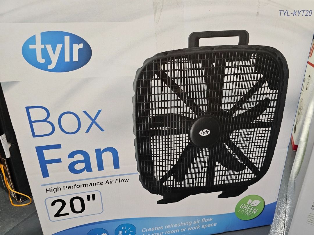 tylr box fan, Furniture & Home Living, Lighting & Fans, Fans on Carousell