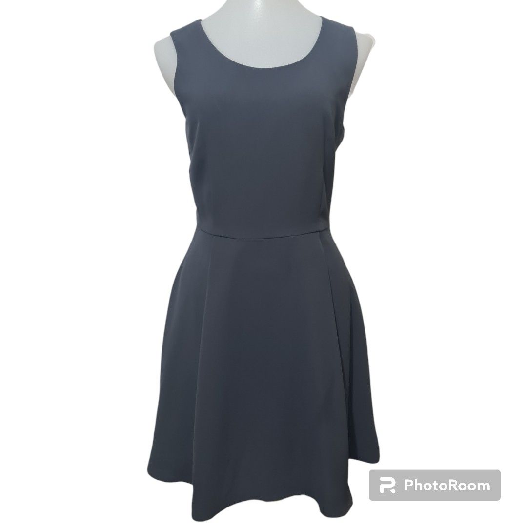 Uniqlo Drape Mini Sleeveless Dress Women s Fashion Dresses Sets Dresses on Carousell