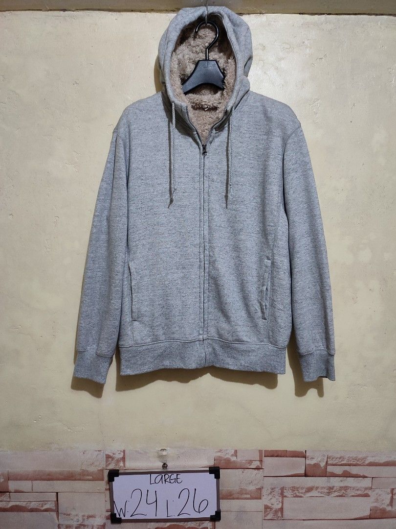 Fleece hoodie uniqlo top