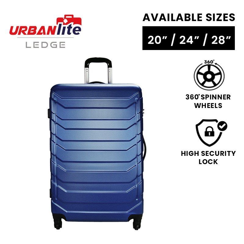 Urbanlite LEDGE 24 inch Luggage 360° Spinner Wheels ABS Hard case
