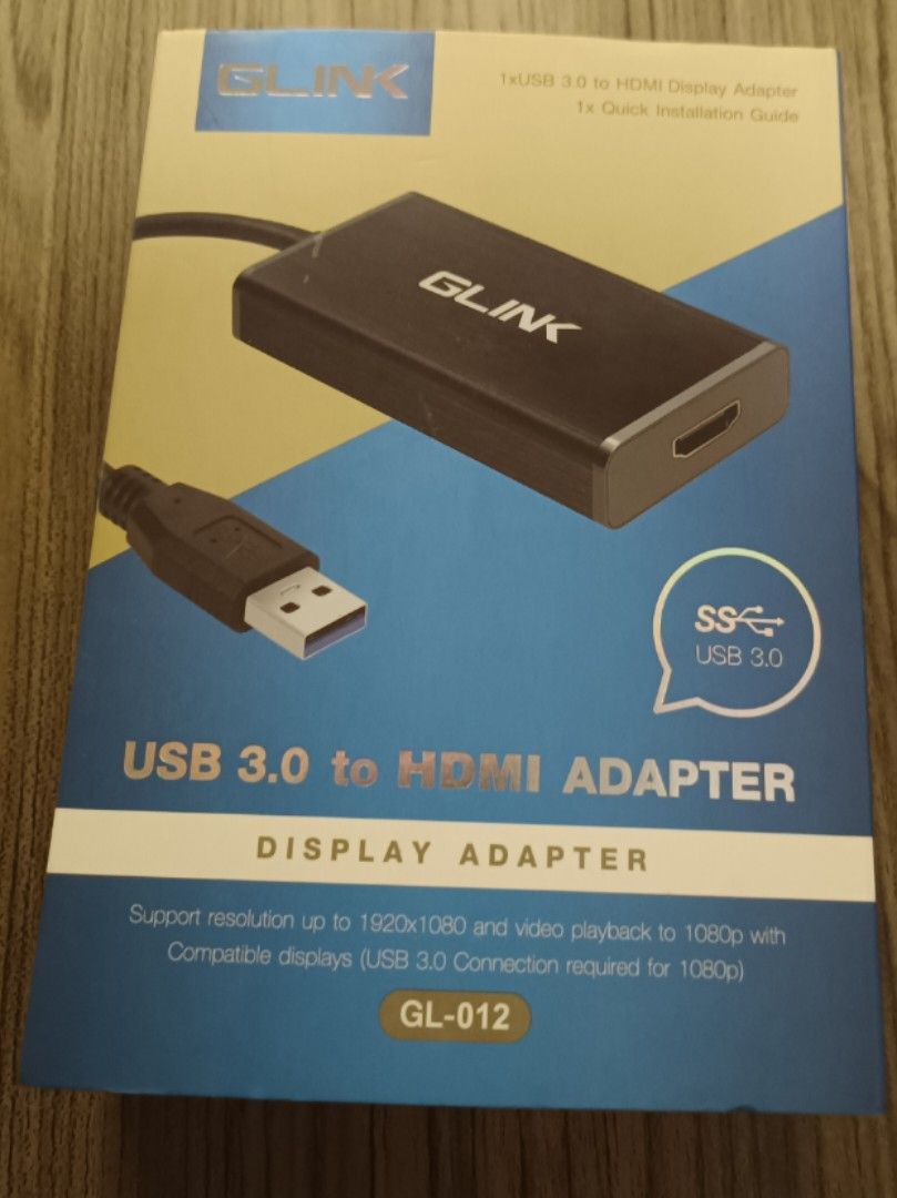 Adaptador USB a HDMI Full HD Glink GL-012