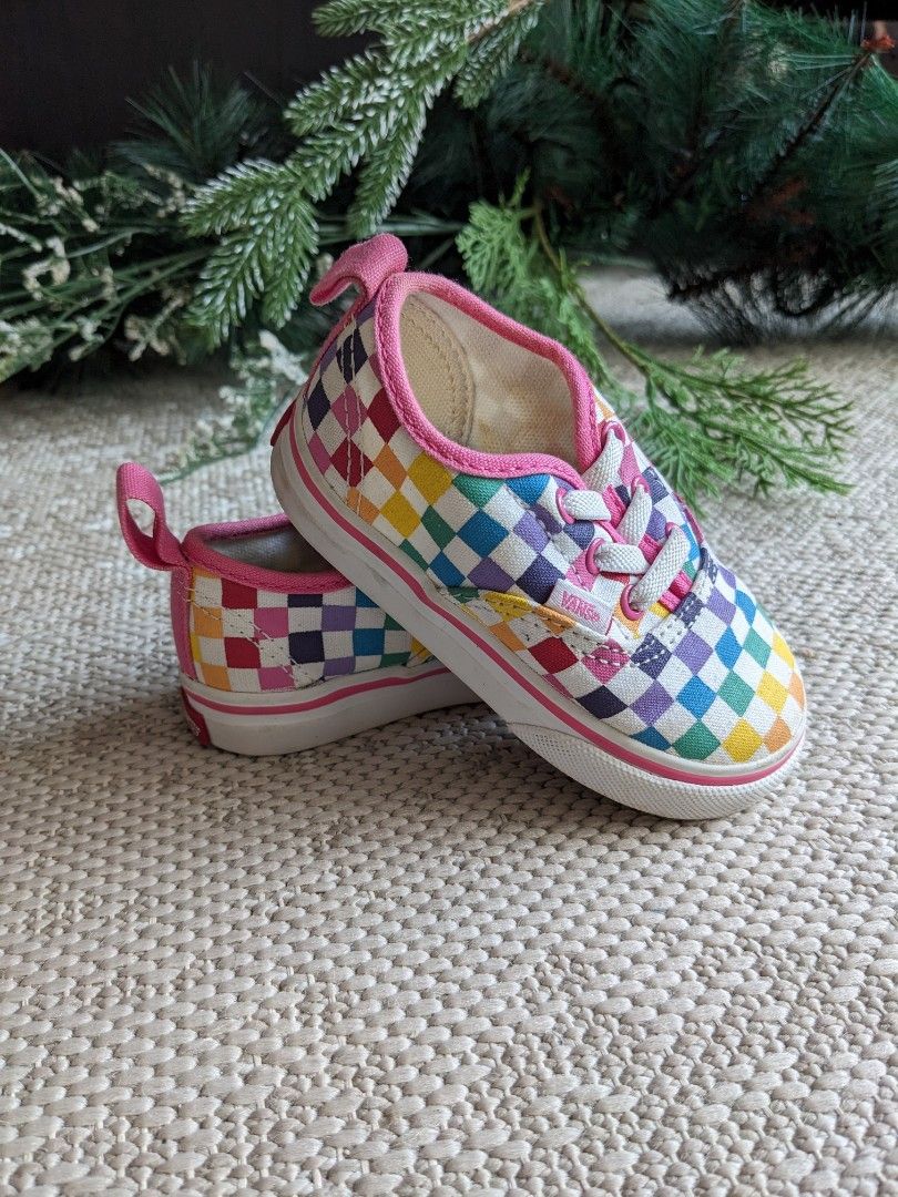 Multi coloured checkered vans new arrivals