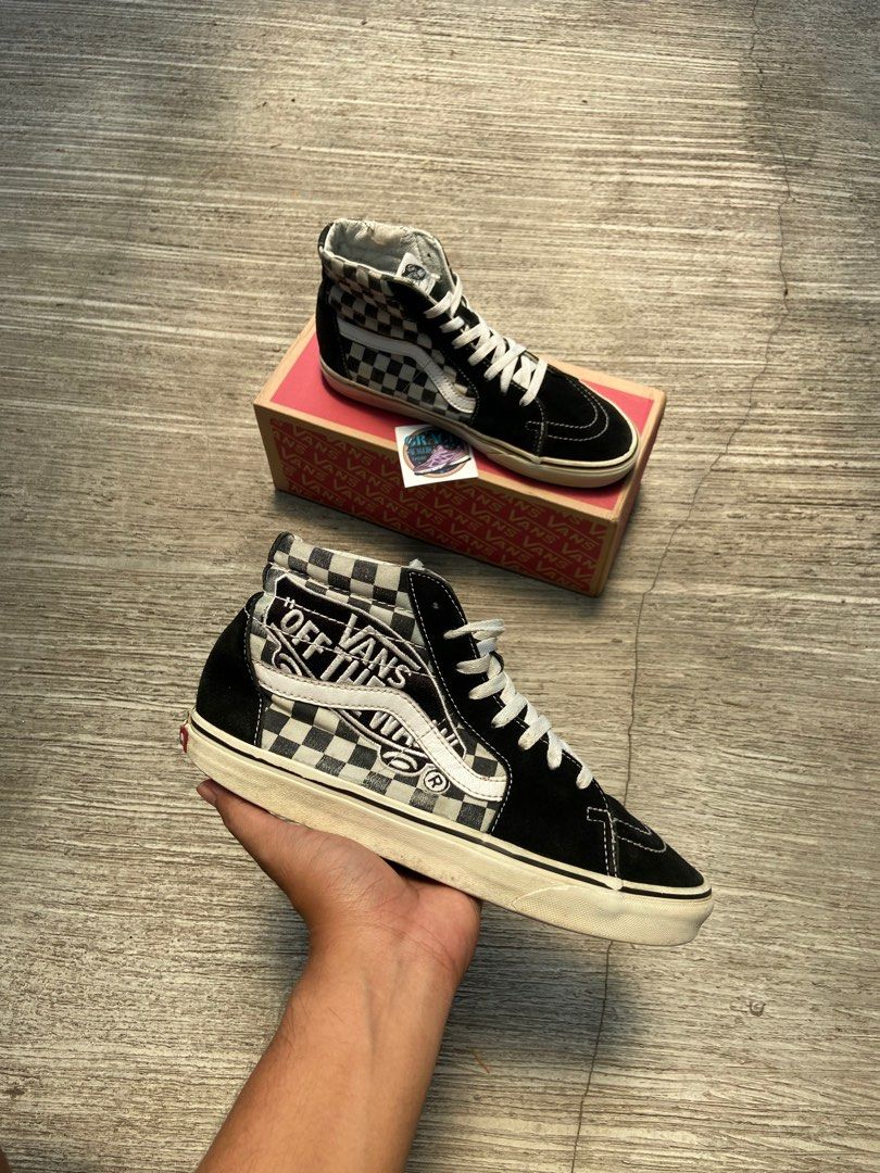 Vans SK8 HI REISSUE PATCH Fesyen Pria Sepatu Sneakers di Carousell