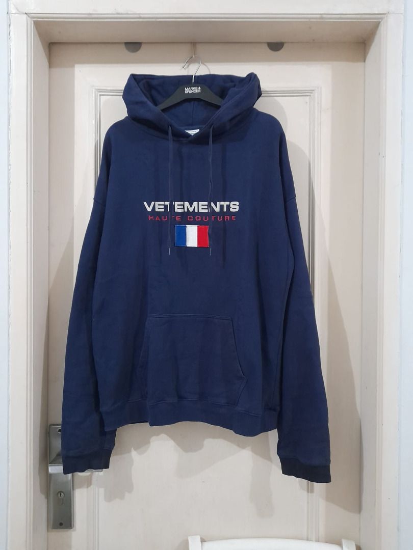 Vetements hoodie french flag shop