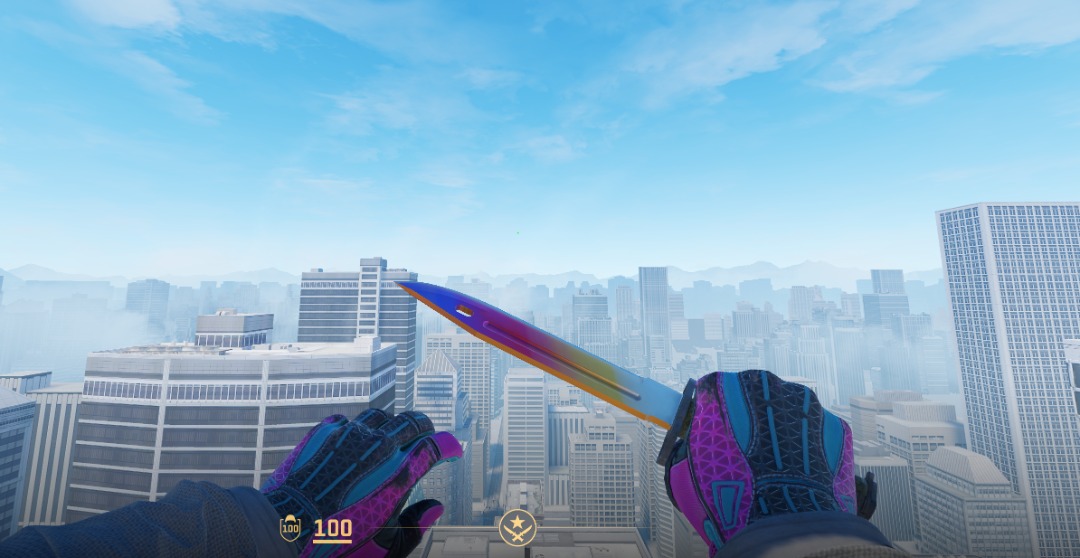 Vice Glove + Knife Combo CS2 CSGO, Video Gaming, Gaming Accessories