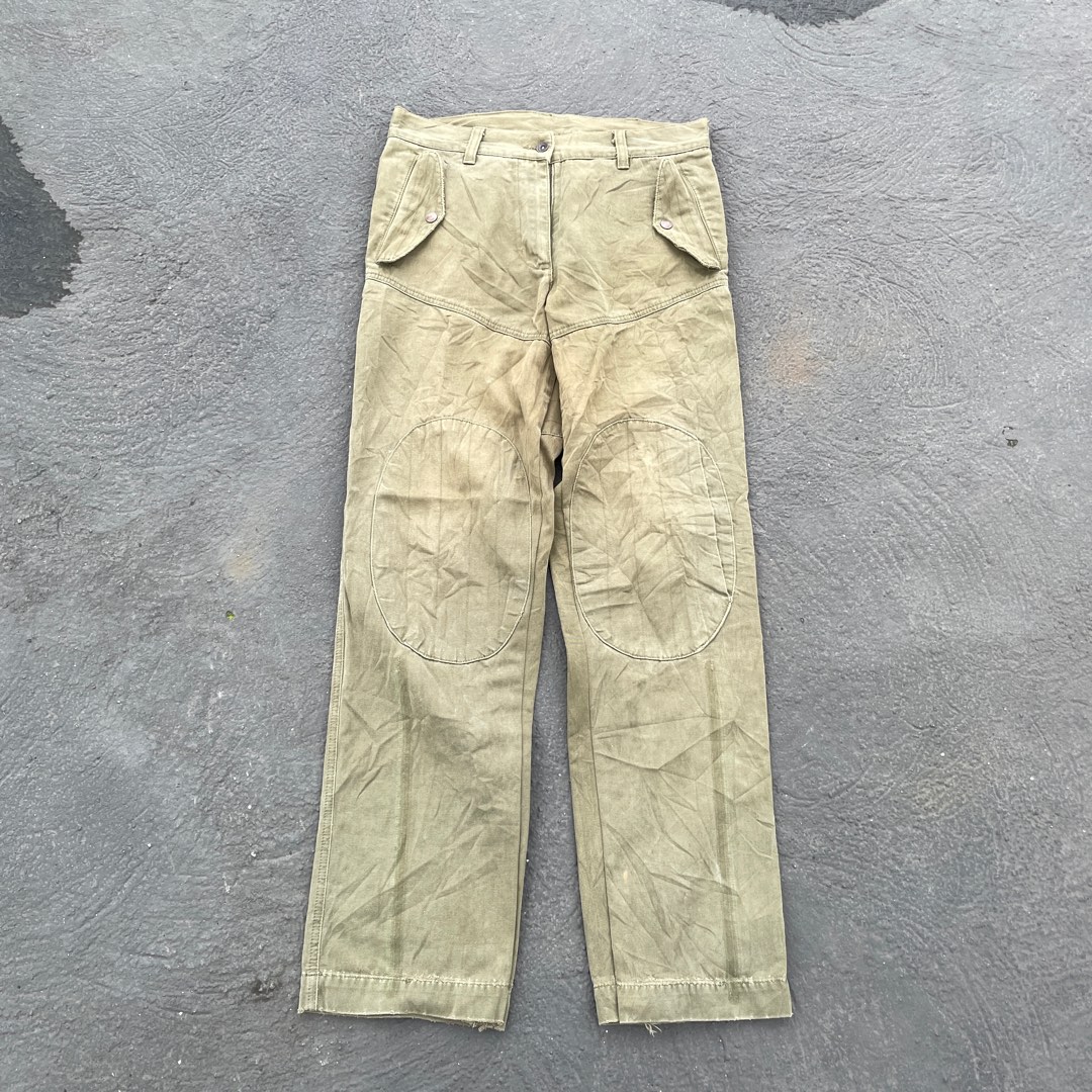 Vintage Military Pants Double Knee, Men's Fashion, Bottoms, Jeans on