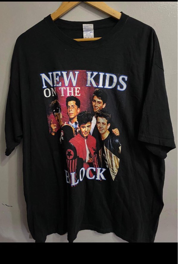 Vintage NKOTB shirt, Men&rsquo;s Fashion, Tops & Sets, Tshirts & Polo Shirts