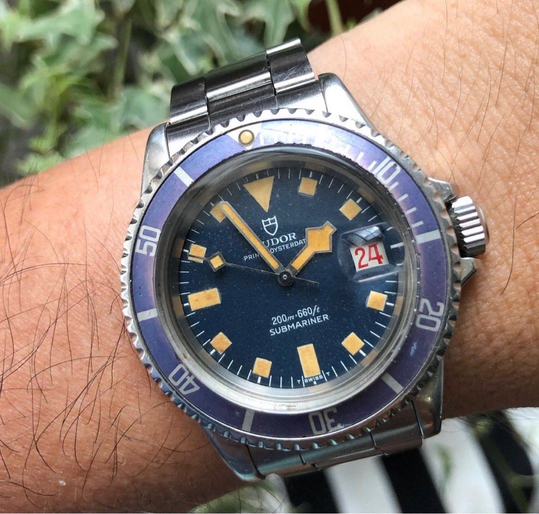 Vintage Tudor Snowflake Submariner ref 7021 by Rolex