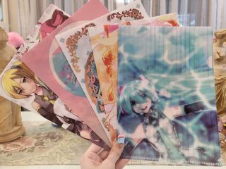 Vocaloid Hatsune Miku 5 Pcs. Mini Folder Bundle