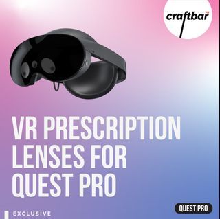 VR Prescription Lenses for Meta Quest Pro by craftbar PH