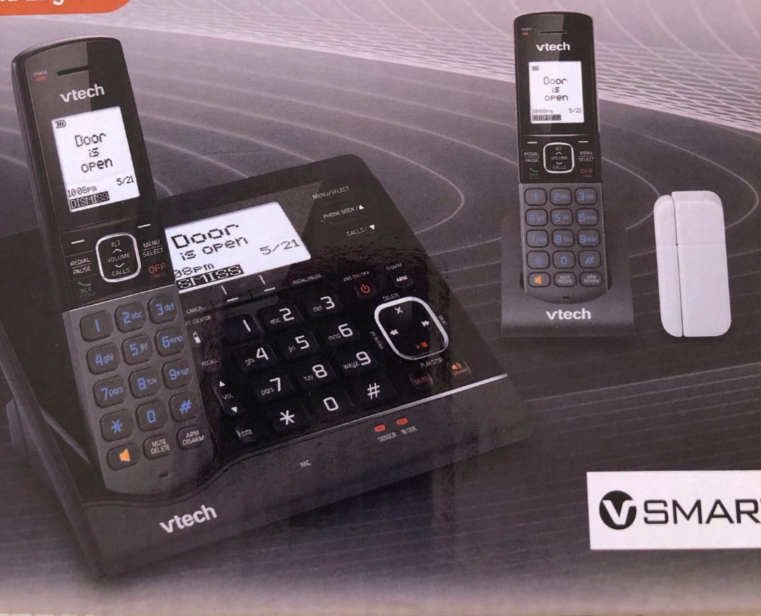 VTech VC7151202A premium DECT phone with 2 cordless handsets, Computers & Tech, Office