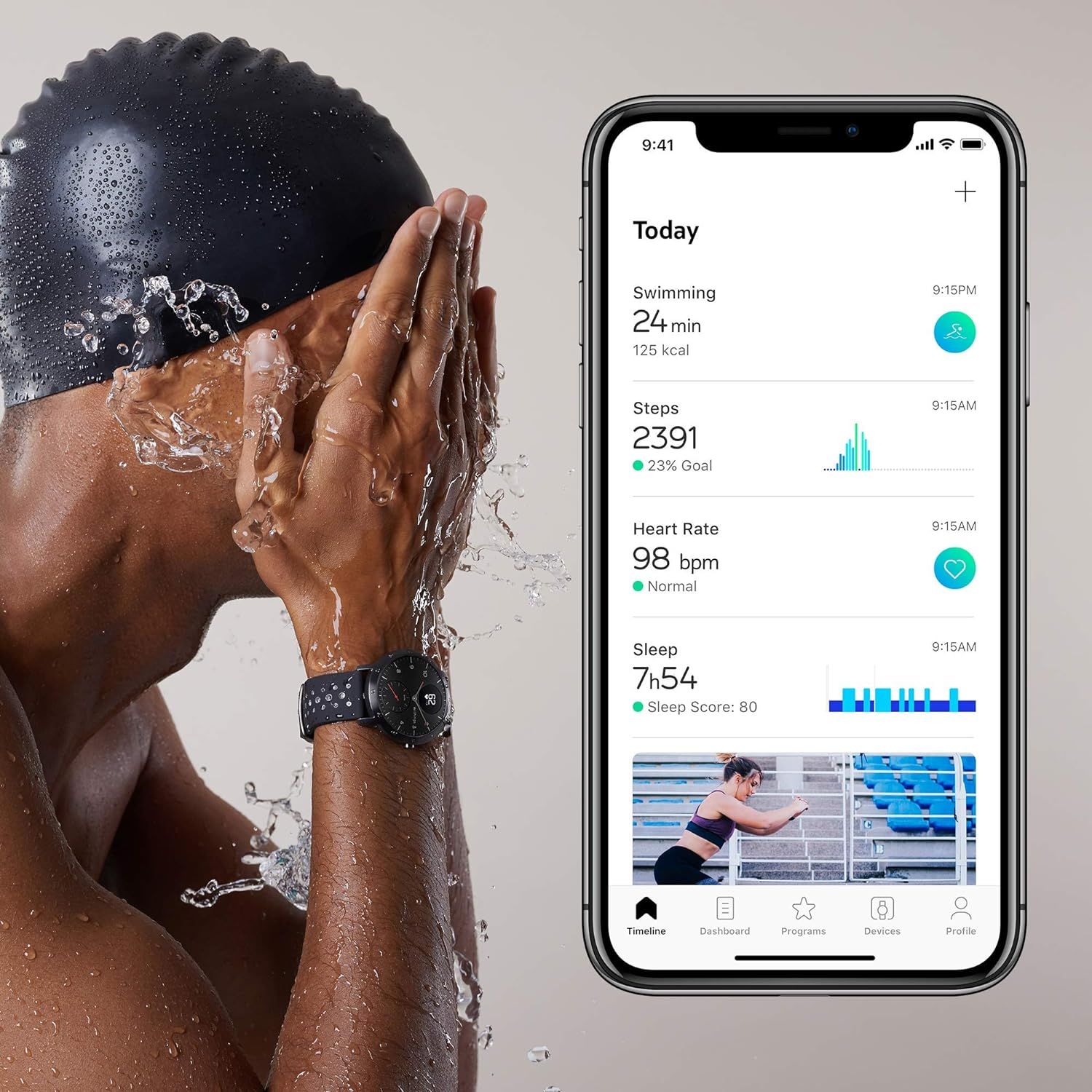 Withings steel hr gps sales