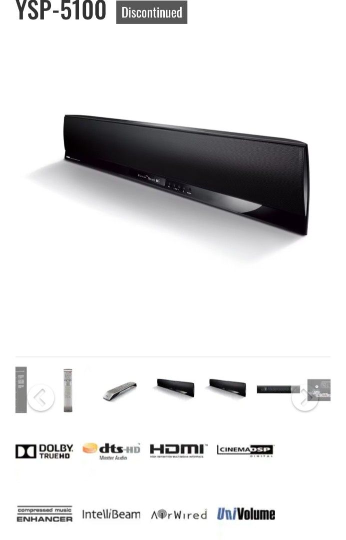 Yamaha ysp hot sale 5100 price