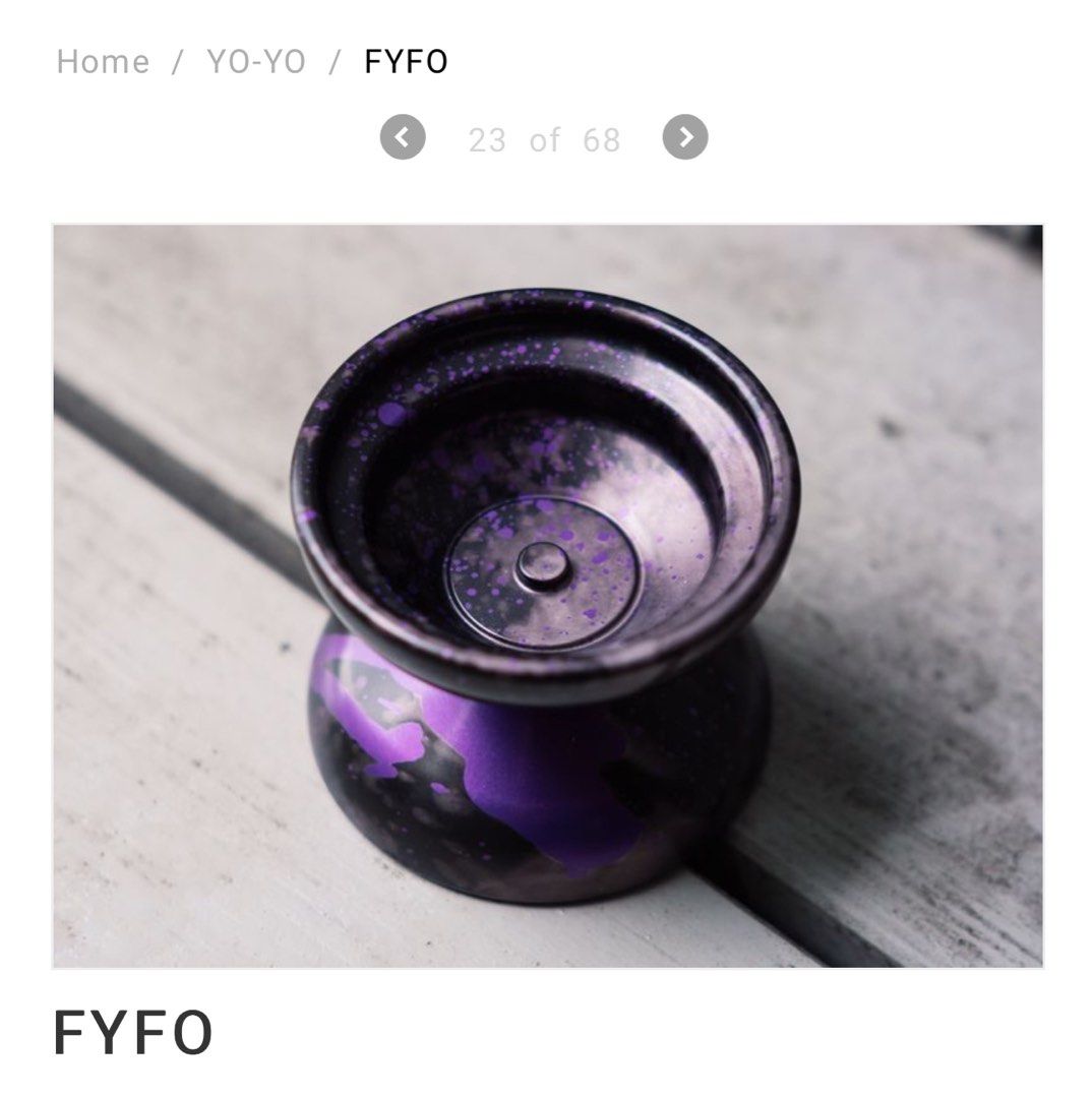 Yoyorecreation Fyfo yoyo, Hobbies & Toys, Toys & Games on Carousell