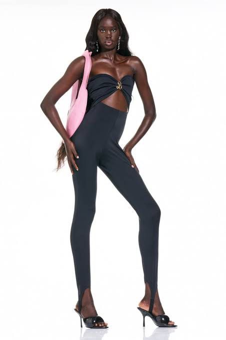Zara x barbie jumpsuit (Category: Rompers) located in Paranaque City. Submitted by marchesa (Listing ID 1265772210, Image 2). Description: Bnew.