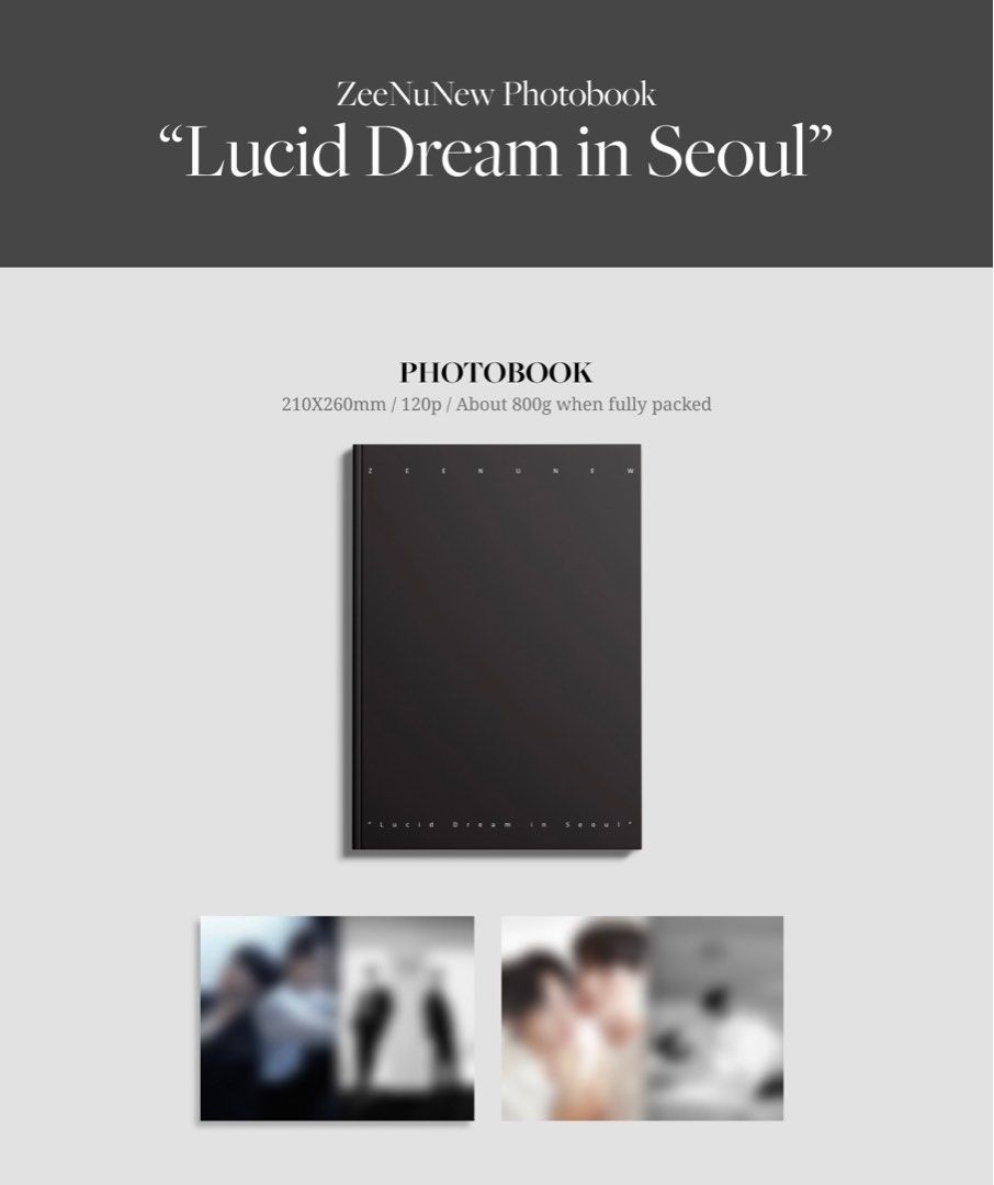 已截單，待出貨）ZEENUNEW - 韓版寫真Lucid Dream in Seoul, 興趣及 