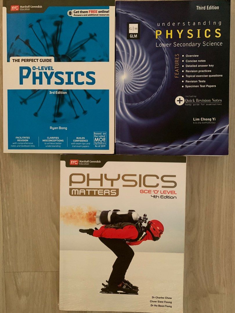 $12 for set of 3- Physics Guides for O levels, Hobbies & Toys, Books ...