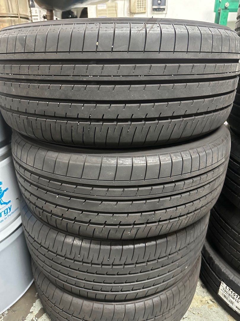 Bluearth 18” 225/50R18 Yokohama & Car Rims XT AE61 Carousell x4pcs, Accessories, tyres on Tyres