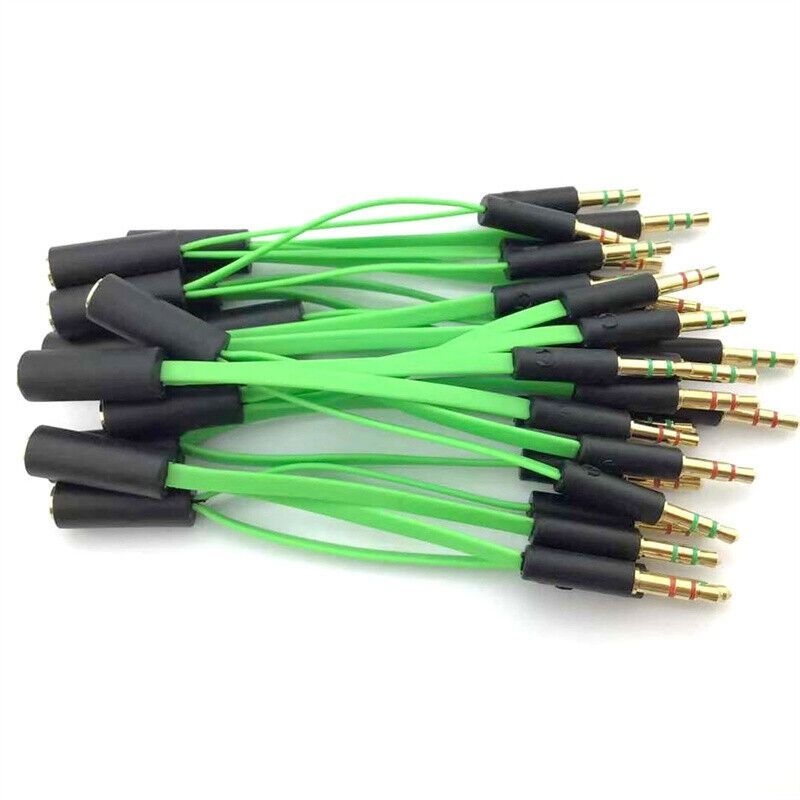 3.5MM Headset Adapter Stereo Audio Mic Splitter Cable For Razer ...