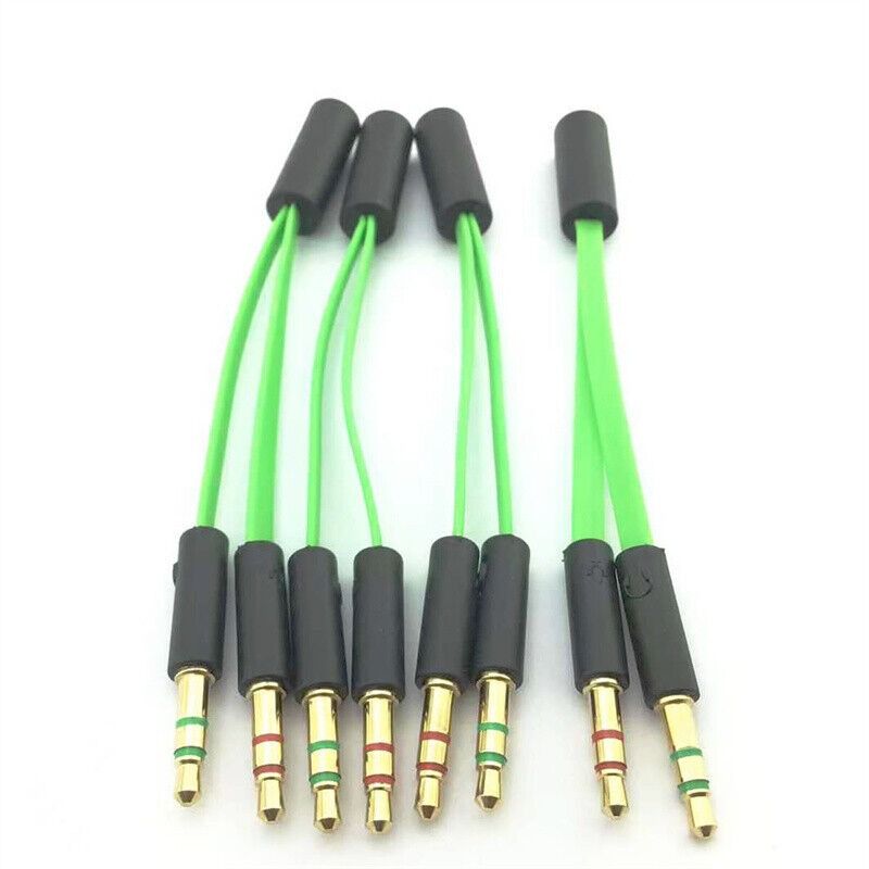 3.5MM Headset Adapter Stereo Audio Mic Splitter Cable For Razer ...