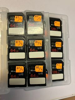 64gb Sd Lot of 9 include USB thumb drive reader converter for OS boot projects