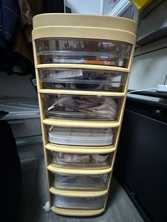7 layers Makeup Cosmetic Storage Drawer Trolley Organizer