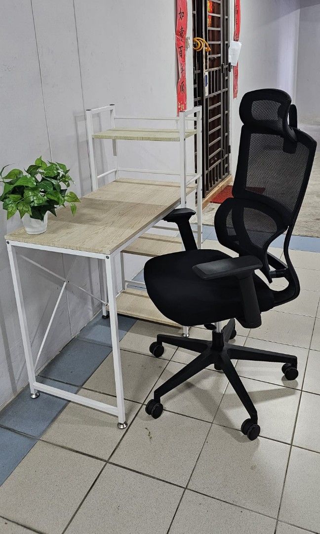 $80 Solid Wood Table top Computer Table/Study Desk. + Rotatable Arm ...
