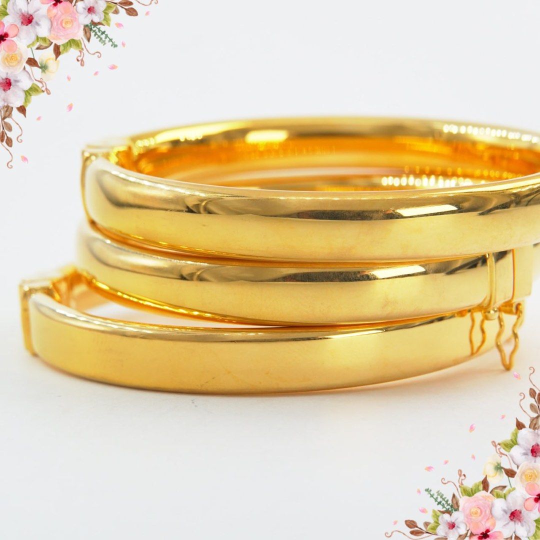 Gold fashion clearance bangles