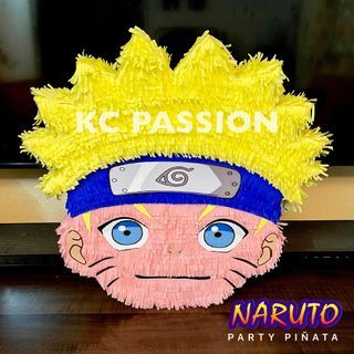🪅 NARUTO THEME PARTY PIÑATA • PINATA Customized • Personalized • Pull String • Hit Type Pinatas for Party Event Decoration • Table Centerpiece • Photo Booth Props 