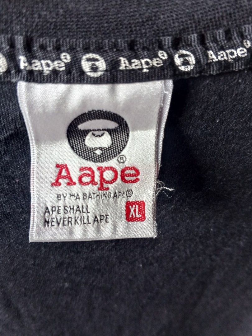 Aape Printed T-shirt (Category: Tshirts & Polo Shirts ) located in Manila. Submitted by eothrift (Listing ID 1265998401, Image 3). Description: ❗❗ FREE SHIPPING ❗❗ Condition: Excellent Size:xl on tag, but medium fit Dimension: W: 18.7 - L: 27 Issue: pin hole ,see last picture Color rate:9 Price: 450 + Shipping We Ship Nationwide #everyonewins.
