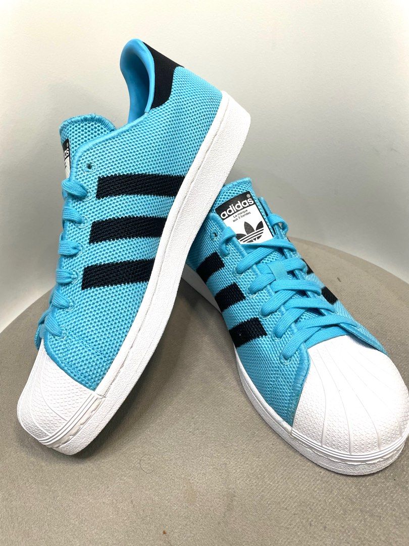 Adidas superstar primeknit men online Blue